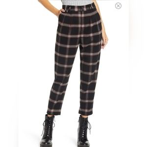 🎉2 for 30 Free People Brand Plaid Trousers